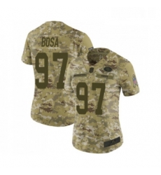 Womens San Francisco 49ers 97 Nick Bosa Limited Camo 2018 Salute to Service Football Jersey Womens San Francisco 49ers 97 Nick Bosa Limited Camo 2018 Salute to Service Football Jersey
