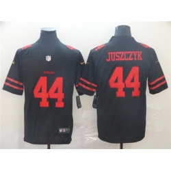 Youth Nike 49ers #44 Kyle Juszczyk Black Stitched NFL Vapor Untouchable Limited Jersey