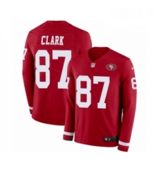 Youth Nike San Francisco 49ers 87 Dwight Clark Limited Red Therma Long Sleeve NFL Jersey Youth Nike San Francisco 49ers 87 Dwight Clark Limited Red Therma Long Sleeve NFL Jersey