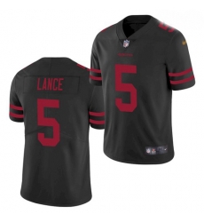 Youth San Francisco 49ers #5 Trey Lance Jersey Black 2021 Limited Football Youth San Francisco 49ers #5 Trey Lance Jersey Black 2021 Limited Football