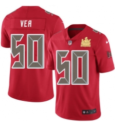 Men Nike Tampa Bay Buccaneers 50 Vita Vea Red Men Super Bowl LV Champions Patch Stitched NFL Limited Rush Jersey Men Nike Tampa Bay Buccaneers 50 Vita Vea Red Men Super Bowl LV Champions Patch Stitched NFL Limited Rush Jersey