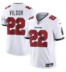 Men Tampa Bay Buccaneers 22 Kindle Vildor White Vapor Limited Stitched Jersey