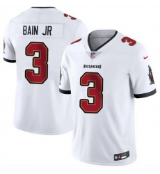 Men Tampa Bay Buccaneers  3 Rueben Bain Jr White 2026 Draft Vapor Limited Stitched Jersey