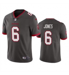 Men Tampa Bay Buccaneers 6 Julio Jones Grey Vapor Untouchable Limited Stitched Jersey Men Tampa Bay Buccaneers 6 Julio Jones Grey Vapor Untouchable Limited Stitched Jersey