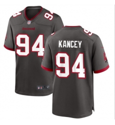 Men Tampa Bay Buccaneers 94 Calijah Kancey Grey 2023 Draft Stitched Game Jersey Men Tampa Bay Buccaneers 94 Calijah Kancey Grey 2023 Draft Stitched Game Jersey