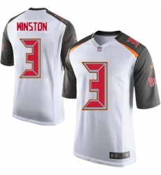 Mens Nike Tampa Bay Buccaneers 3 Jameis Winston Game White NFL Jersey Mens Nike Tampa Bay Buccaneers 3 Jameis Winston Game White NFL Jersey