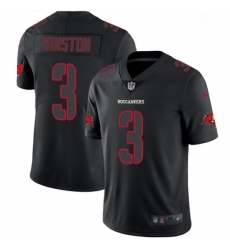 Mens Nike Tampa Bay Buccaneers 3 Jameis Winston Limited Black Rush Impact NFL Jersey Mens Nike Tampa Bay Buccaneers 3 Jameis Winston Limited Black Rush Impact NFL Jersey