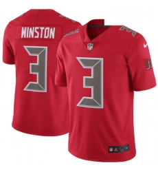 Mens Nike Tampa Bay Buccaneers 3 Jameis Winston Limited Red Rush Vapor Untouchable NFL Jersey Mens Nike Tampa Bay Buccaneers 3 Jameis Winston Limited Red Rush Vapor Untouchable NFL Jersey