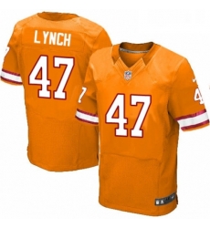 Mens Nike Tampa Bay Buccaneers 47 John Lynch Elite Orange Glaze Alternate NFL Jersey Mens Nike Tampa Bay Buccaneers 47 John Lynch Elite Orange Glaze Alternate NFL Jersey