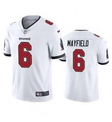 Men's Tampa Bay Buccaneers #6 Baker Mayfield White Vapor Untouchable Limited Stitched Jersey Men's Tampa Bay Buccaneers #6 Baker Mayfield White Vapor Untouchable Limited Stitched Jersey