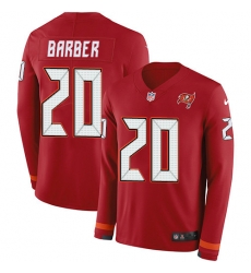 Nike Buccaneers 20 Ronde Barber Red Team Color Men s Stitched NFL Limited Therma Long Sleeve Jersey Nike Buccaneers 20 Ronde Barber Red Team Color Men s Stitched NFL Limited Therma Long Sleeve Jersey