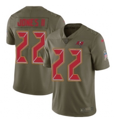 Nike Buccaneers #22 Ronald Jones II Olive Mens Stitched NFL Limited 2017 Salute To Service Jersey Nike Buccaneers #22 Ronald Jones II Olive Mens Stitched NFL Limited 2017 Salute To Service Jersey