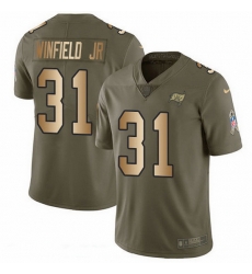 Nike Buccaneers 31 Antoine Winfield Jr Olive Gold Men Stitched NFL Limited 2017 Salute To Service Jersey Nike Buccaneers 31 Antoine Winfield Jr Olive Gold Men Stitched NFL Limited 2017 Salute To Service Jersey
