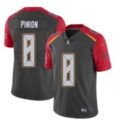 Nike Buccaneers 8 Bradley Pinion Gray Men Stitched NFL Limited Inverted Legend Jersey Nike Buccaneers 8 Bradley Pinion Gray Men Stitched NFL Limited Inverted Legend Jersey