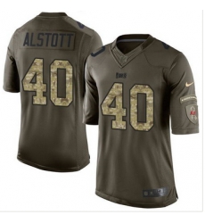 Nike Tampa Bay Buccaneers #40 Mike Alstott Green Men 27s Stitched NFL Limited Salute to Service Jersey Nike Tampa Bay Buccaneers #40 Mike Alstott Green Men 27s Stitched NFL Limited Salute to Service Jersey