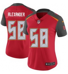 Nike Buccaneers #58 Kwon Alexander Red Team Color Womens Stitched NFL Vapor Untouchable Limited Jersey Nike Buccaneers #58 Kwon Alexander Red Team Color Womens Stitched NFL Vapor Untouchable Limited Jersey