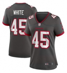 Women Nike Tampa Bay Buccaneers 45 Devin White Pewter Alternate Vapor Limited Football Jersey Women Nike Tampa Bay Buccaneers 45 Devin White Pewter Alternate Vapor Limited Football Jersey