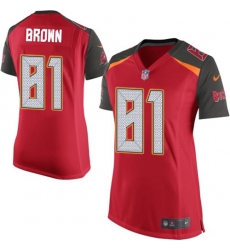 Women Nike Tampa Bay Buccaneers 81 Antonio Brown Red Team Color Women Stitched NFL New Elite Jersey Women Nike Tampa Bay Buccaneers 81 Antonio Brown Red Team Color Women Stitched NFL New Elite Jersey