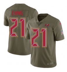 Womens Nike Buccaneers #21 Justin Evans Olive Youth Stitched NFL Limited 2017 Salute to Service Jersey Womens Nike Buccaneers #21 Justin Evans Olive Youth Stitched NFL Limited 2017 Salute to Service Jersey