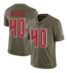 Womens Nike Buccaneers #40 Mike Alstott Olive Youth Stitched NFL Limited 2017 Salute to Service Jersey Womens Nike Buccaneers #40 Mike Alstott Olive Youth Stitched NFL Limited 2017 Salute to Service Jersey