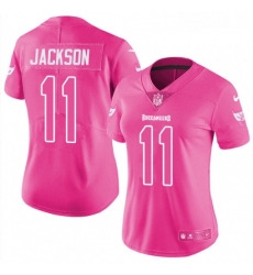 Womens Nike Tampa Bay Buccaneers 11 DeSean Jackson Limited Pink Rush Fashion NFL Jersey Womens Nike Tampa Bay Buccaneers 11 DeSean Jackson Limited Pink Rush Fashion NFL Jersey