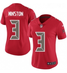 Womens Nike Tampa Bay Buccaneers 3 Jameis Winston Limited Red Rush Vapor Untouchable NFL Jersey Womens Nike Tampa Bay Buccaneers 3 Jameis Winston Limited Red Rush Vapor Untouchable NFL Jersey