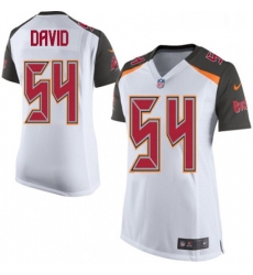 Womens Nike Tampa Bay Buccaneers 54 Lavonte David Game White NFL Jersey Womens Nike Tampa Bay Buccaneers 54 Lavonte David Game White NFL Jersey