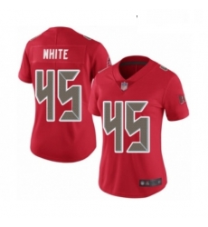 Womens Tampa Bay Buccaneers 45 Devin White Limited Red Rush Vapor Untouchable Football Jersey Womens Tampa Bay Buccaneers 45 Devin White Limited Red Rush Vapor Untouchable Football Jersey