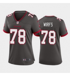 women tristan wirfs tampa bay buccaneers pewter alternate game jersey 2020 women tristan wirfs tampa bay buccaneers pewter alternate game jersey 2020