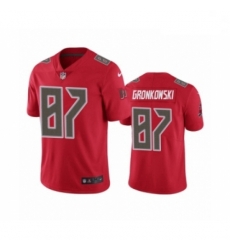 Youth Tampa Bay Buccaneers #87 Rob Gronkowski Color Rush Limited Red Jersey Youth Tampa Bay Buccaneers #87 Rob Gronkowski Color Rush Limited Red Jersey