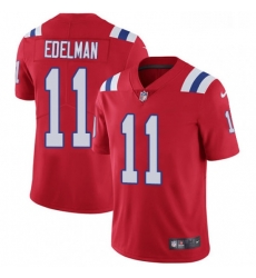 Mens Nike New England Patriots 11 Julian Edelman Red Alternate Vapor Untouchable Limited Player NFL Jersey Mens Nike New England Patriots 11 Julian Edelman Red Alternate Vapor Untouchable Limited Player NFL Jersey