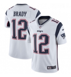 Mens Nike New England Patriots 12 Tom Brady White Vapor Untouchable Limited Player NFL Jersey Mens Nike New England Patriots 12 Tom Brady White Vapor Untouchable Limited Player NFL Jersey