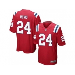 Nike New England Patriots 24 Darrelle Revis Red Game NFL Jersey