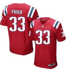 Nike Patriots #33 Kevin Faulk Red Alternate Mens Stitched NFL Elite Jersey Nike Patriots #33 Kevin Faulk Red Alternate Mens Stitched NFL Elite Jersey