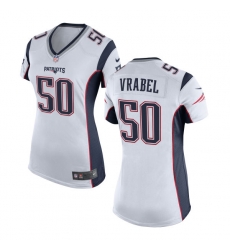 Women Nike Patroits #50 Mike Vrabel White Game Home NFL Jersey Women Nike Patroits #50 Mike Vrabel White Game Home NFL Jersey