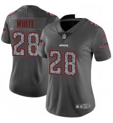 Womens Nike New England Patriots 28 James White Gray Static Vapor Untouchable Limited NFL Jersey Womens Nike New England Patriots 28 James White Gray Static Vapor Untouchable Limited NFL Jersey
