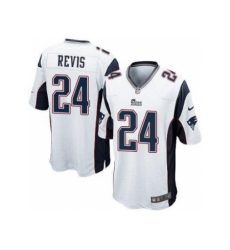 Youth New England Patriots #24 Darrelle Revis White Stitched NFL Jersey Youth New England Patriots #24 Darrelle Revis White Stitched NFL Jersey