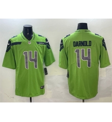 Men Seattle Seahawks 14 Sam Darnold Green 2025 Vapor Limited Stitched Football Jersey