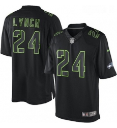 Mens Nike Seattle Seahawks 24 Marshawn Lynch Limited Black Impact NFL Jersey Mens Nike Seattle Seahawks 24 Marshawn Lynch Limited Black Impact NFL Jersey