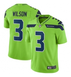 Youth Nike Seahawks #3 Russell Wilson Green Stitched NFL Limited Rush Jersey Youth Nike Seahawks #3 Russell Wilson Green Stitched NFL Limited Rush Jersey