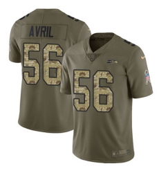 Youth Nike Seahawks #56 Cliff Avril Olive Camo Stitched NFL Limited 2017 Salute to Service Jersey Youth Nike Seahawks #56 Cliff Avril Olive Camo Stitched NFL Limited 2017 Salute to Service Jersey