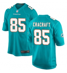 Men Miami Dolphins 85 River Cracraft Aqua Stitched Game Jersey Men Miami Dolphins 85 River Cracraft Aqua Stitched Game Jersey