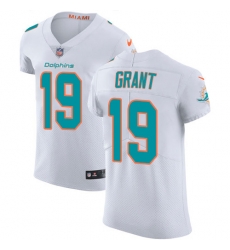 Nike Dolphins #19 Jakeem Grant White Men Stitched NFL Vapor Untouchable Elite Jersey Nike Dolphins #19 Jakeem Grant White Men Stitched NFL Vapor Untouchable Elite Jersey