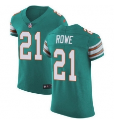 Nike Miami Dolphins 21 Eric Rowe Aqua Green Alternate Men Stitched NFL New Elite Jersey Nike Miami Dolphins 21 Eric Rowe Aqua Green Alternate Men Stitched NFL New Elite Jersey