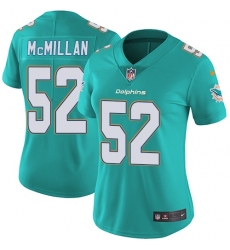 Nike Dolphins #52 Raekwon McMillan Aqua Green Team Color Womens Stitched NFL Vapor Untouchable Limited Jersey Nike Dolphins #52 Raekwon McMillan Aqua Green Team Color Womens Stitched NFL Vapor Untouchable Limited Jersey
