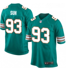 Youth Nike Miami Dolphins 93 Ndamukong Suh Game Aqua Green Alternate NFL Jersey Youth Nike Miami Dolphins 93 Ndamukong Suh Game Aqua Green Alternate NFL Jersey