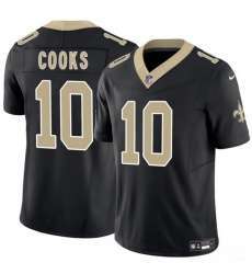 Men New Orleans Saints 10 Brandin Cooks Black F U S E Vapor Limited Stitched Football Jersey