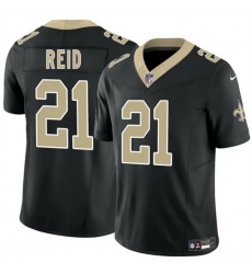 Men New Orleans Saints 21 Justin Reid Black 2025 F U S E Vapor Limited Stitched Football Jersey