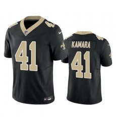 Men New Orleans Saints 41 Alvin Kamara Black 2023 F U S E Vapor Untouchable Limited Stitched Jersey Men New Orleans Saints 41 Alvin Kamara Black 2023 F U S E Vapor Untouchable Limited Stitched Jersey