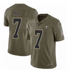Men New Orleans Saints Taysom Hill #3 Nike Salute To Service Stitched Jersey